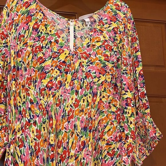 Nwt Rixo with Target collaboration multicolored flowers woman’s dress - Picture 6 of 15